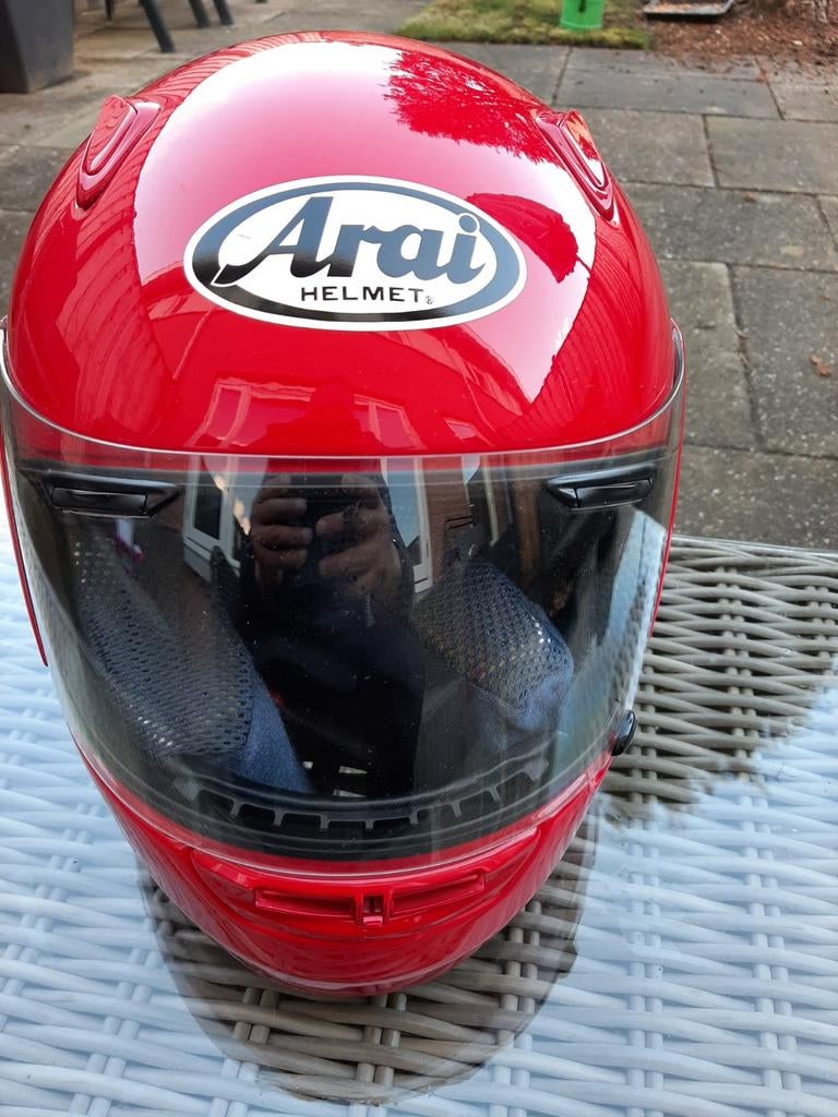 Arai Motor Helm Astro/J ECE22-05 Maat M, Motoren, Kleding | Motorhelmen, Ophalen of Verzenden, Tweedehands, Integraalhelm, Arai