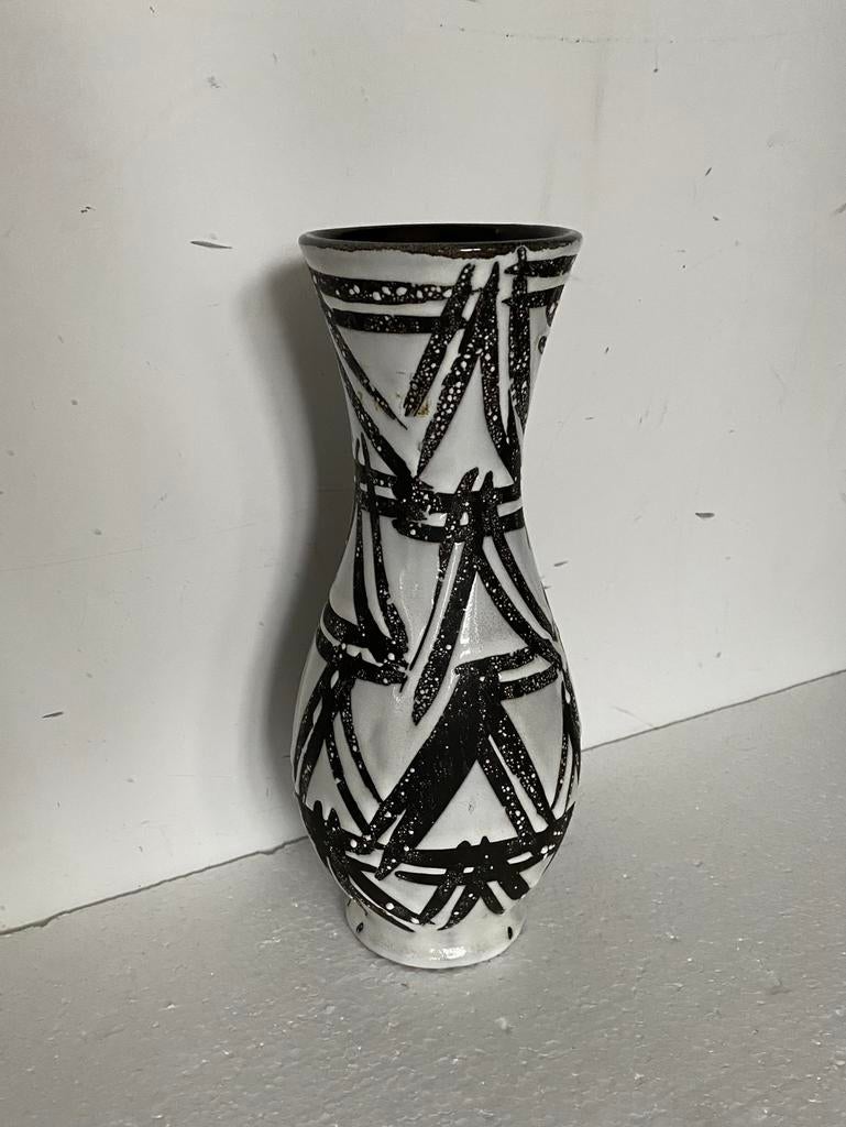 Carstens keramiek vaas , West Germany jaren 70, Ophalen of Verzenden, Huis en Inrichting