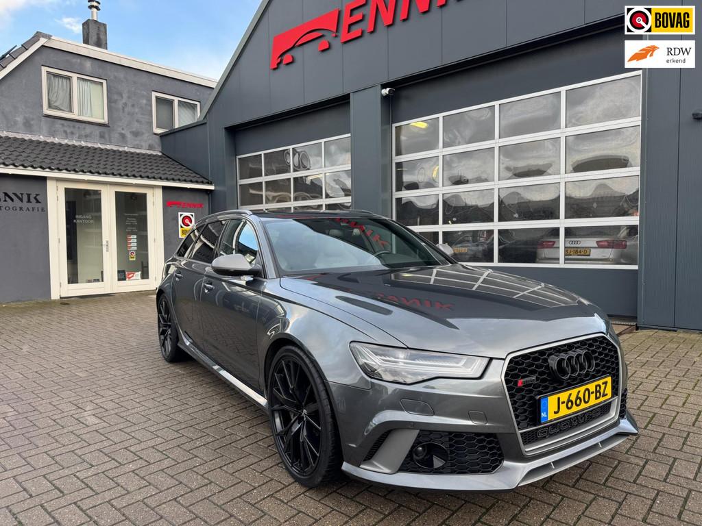 Audi RS6 Avant 4.0 TFSI RS 6 quattro performance Pro Line Pl, Auto's, Gebruikt, 3993 cc, Leder en Alcantara, 5 stoelen