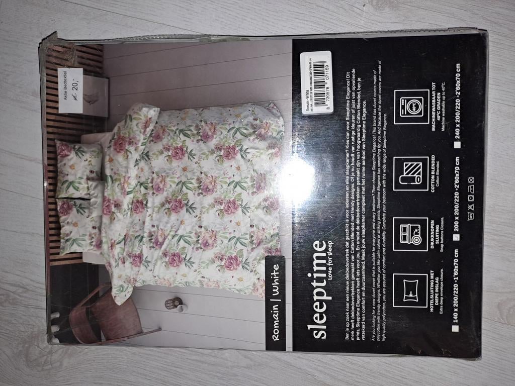 Dekbed overtrek 200 cm x 200 cm, Ophalen of Verzenden, Nieuw, Tweepersoons, Dekbedovertrek