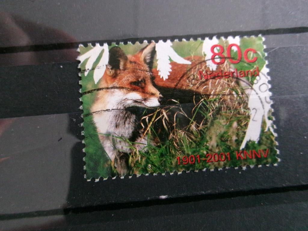 2001 - vos (80a), Postzegels en Munten, Postzegels | Nederland, Verzenden, Gestempeld