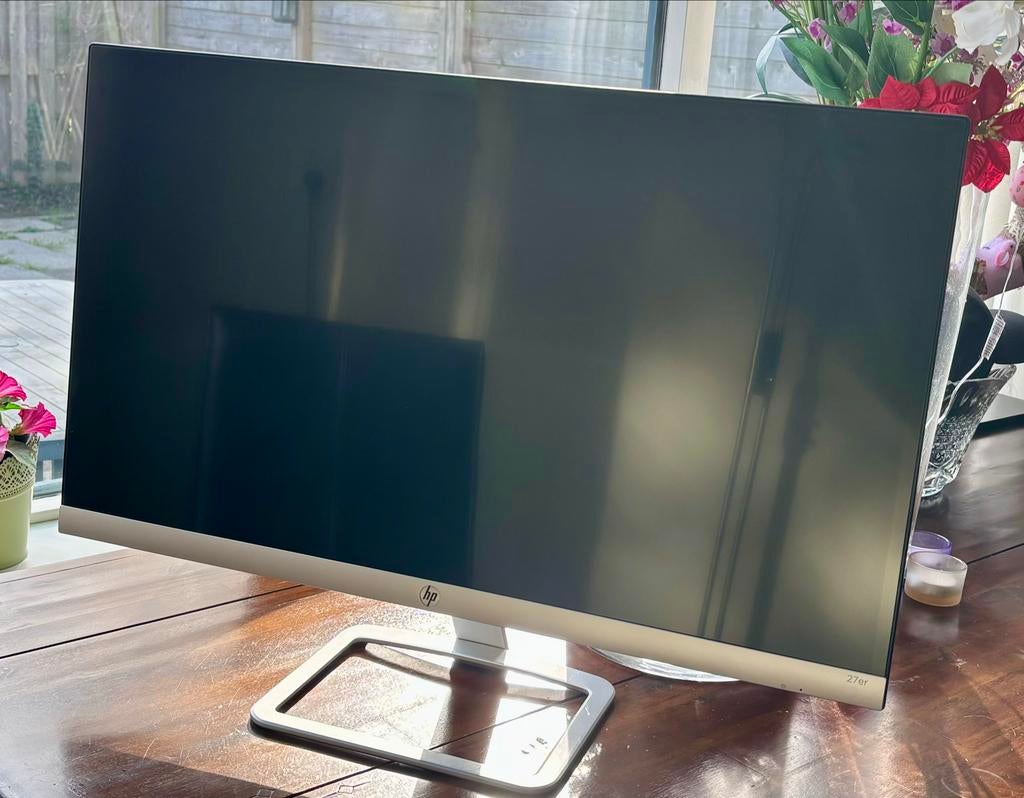 HP 27er monitor, Computers en Software, Monitoren, Ophalen, Kantelbaar, Full HD, 60 Hz of minder