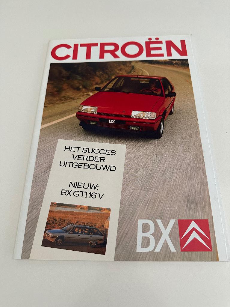 Folder Citroen GTI 1987, Boeken, Ophalen of Verzenden, Zo goed als nieuw, Citroën