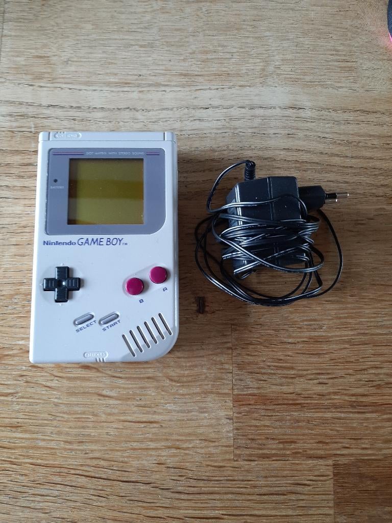 Gameboy met tasje, Spelcomputers en Games, Spelcomputers | Nintendo Game Boy, Ophalen, Zo goed als nieuw, Game Boy Classic, Met beschermhoes of tas