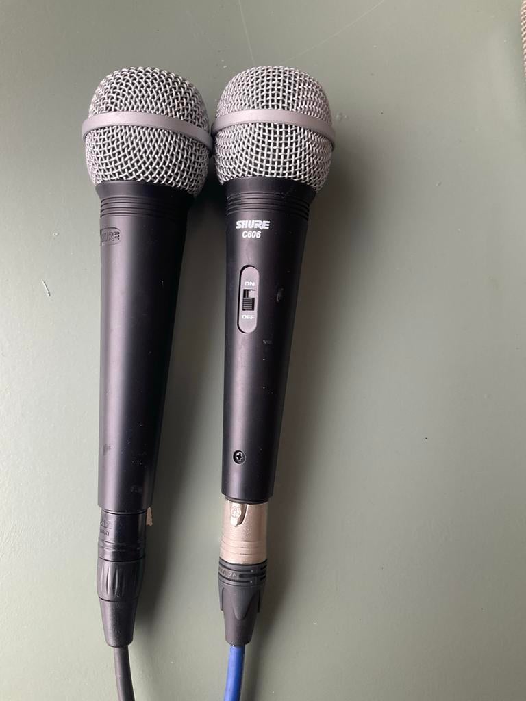 2x Shure C606 Microfoon, Ophalen, Gebruikt, Zangmicrofoon