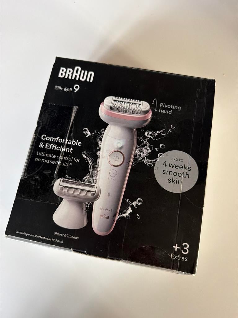 Braun Silk-épil 9 Epilator - Nieuw in doos, Ophalen of Verzenden, Nieuw, Scheren en Epileren