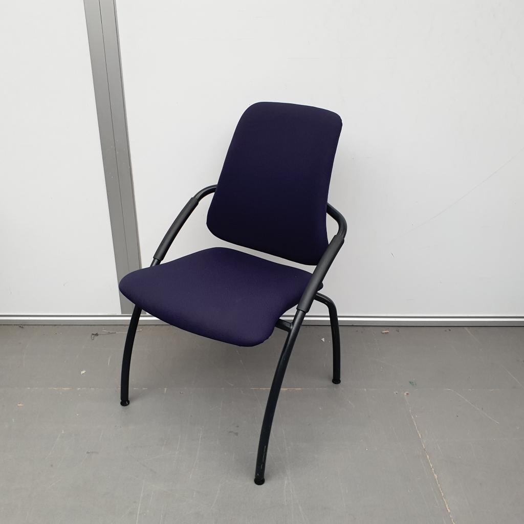 Interstuhl G400 kantoorstoel - blauwe stof, Niet ingevuld, Gebruikt, Niet ingevuld, Niet ingevuld