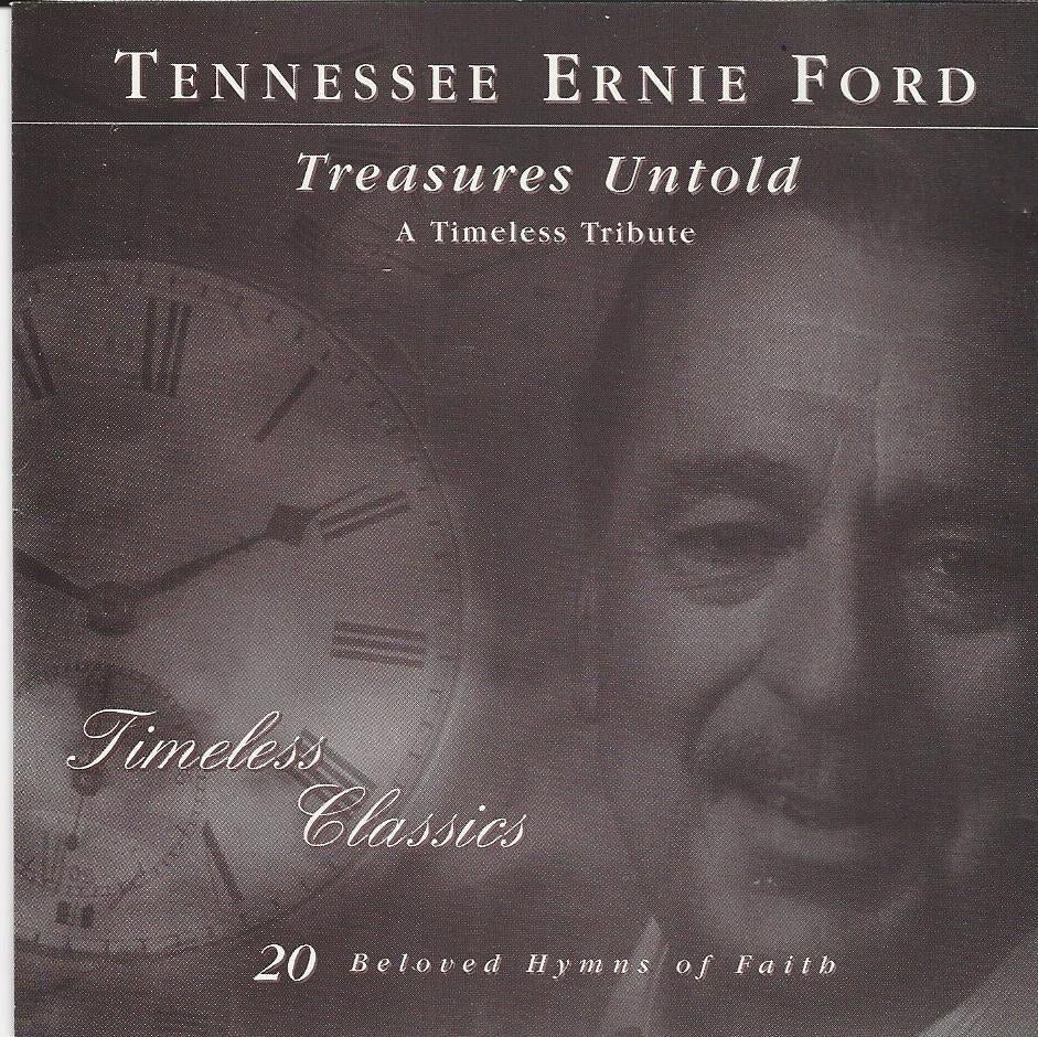 Tennessee Ernie Ford-Treasures Untold-20 Beloved Hymns= 4,99, Cd's en Dvd's, Cd's | Religie en Gospel, Ophalen of Verzenden, Zo goed als nieuw