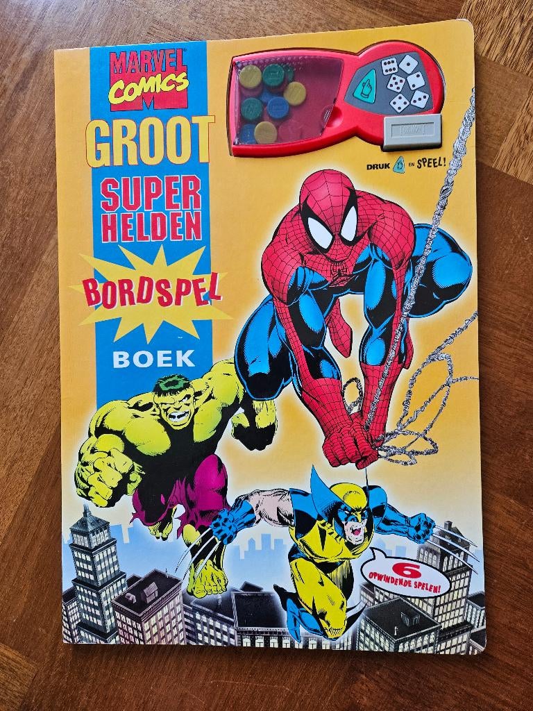 Marvel comics bordspel, Drie of vier spelers, Ophalen, Zo goed als nieuw