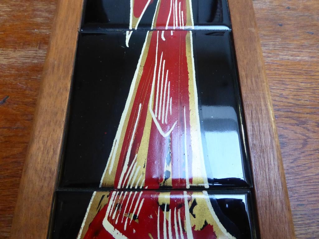 Vintage tegeltableau Metlach, Ophalen of Verzenden
