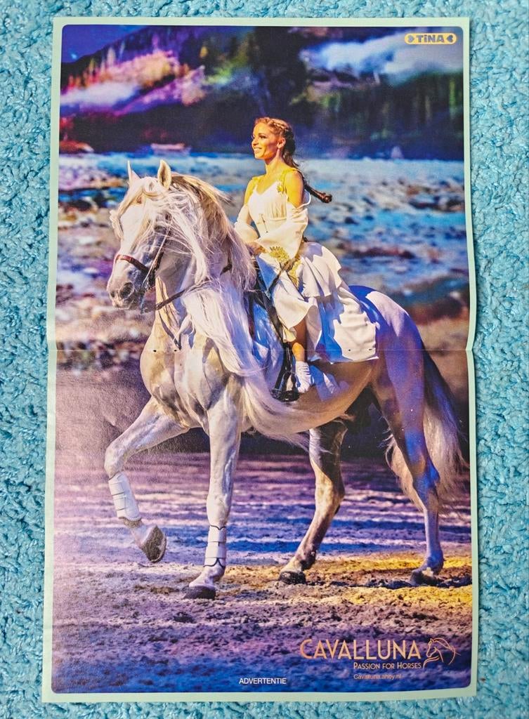 Cavalluna paardenshow poster Tina, Rechthoekig Staand, Nieuw, Ophalen of Verzenden, A1 t/m A3