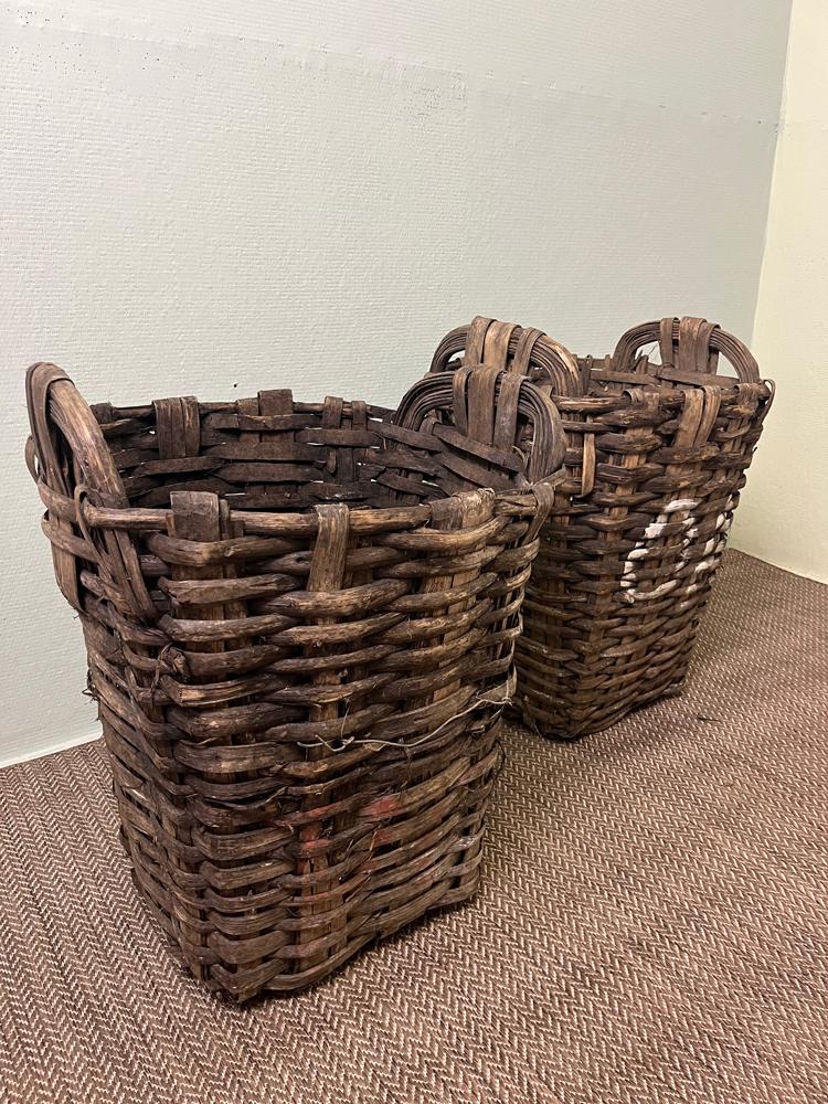 kerstboom mand (vintage druivenoogst mand), Niet ingevuld, Gebruikt, Mand, Ophalen of Verzenden