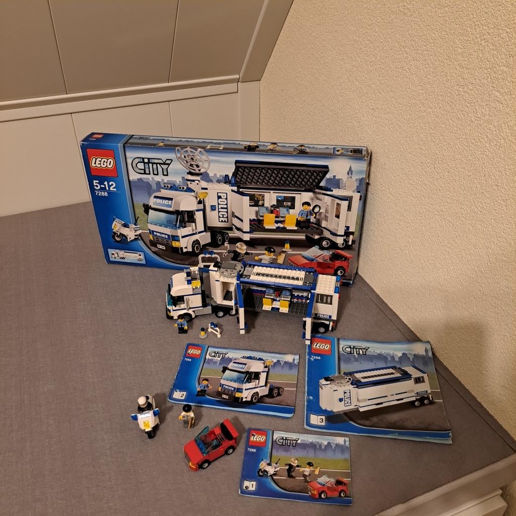 Lego City 7288 Mobiele politiepost., Ophalen of Verzenden, Zo goed als nieuw, Lego