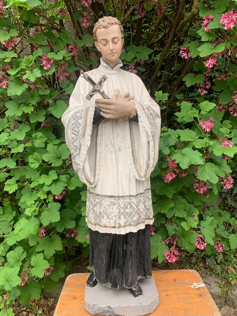 Aloysius van Gonzaga/ gips., Antiek en Kunst, Antiek | Religie, Ophalen