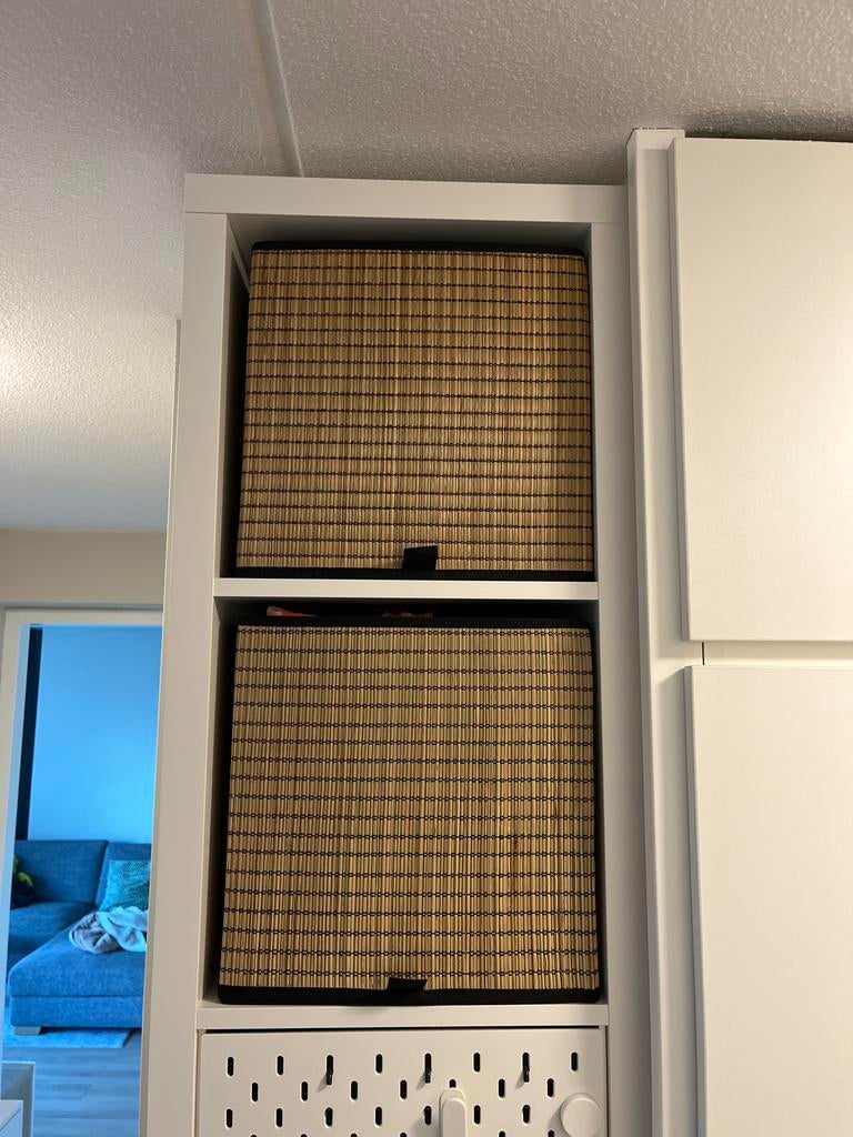 Twee IKEA GNABBAS manden, Ophalen, Mand, Zo goed als nieuw, Riet