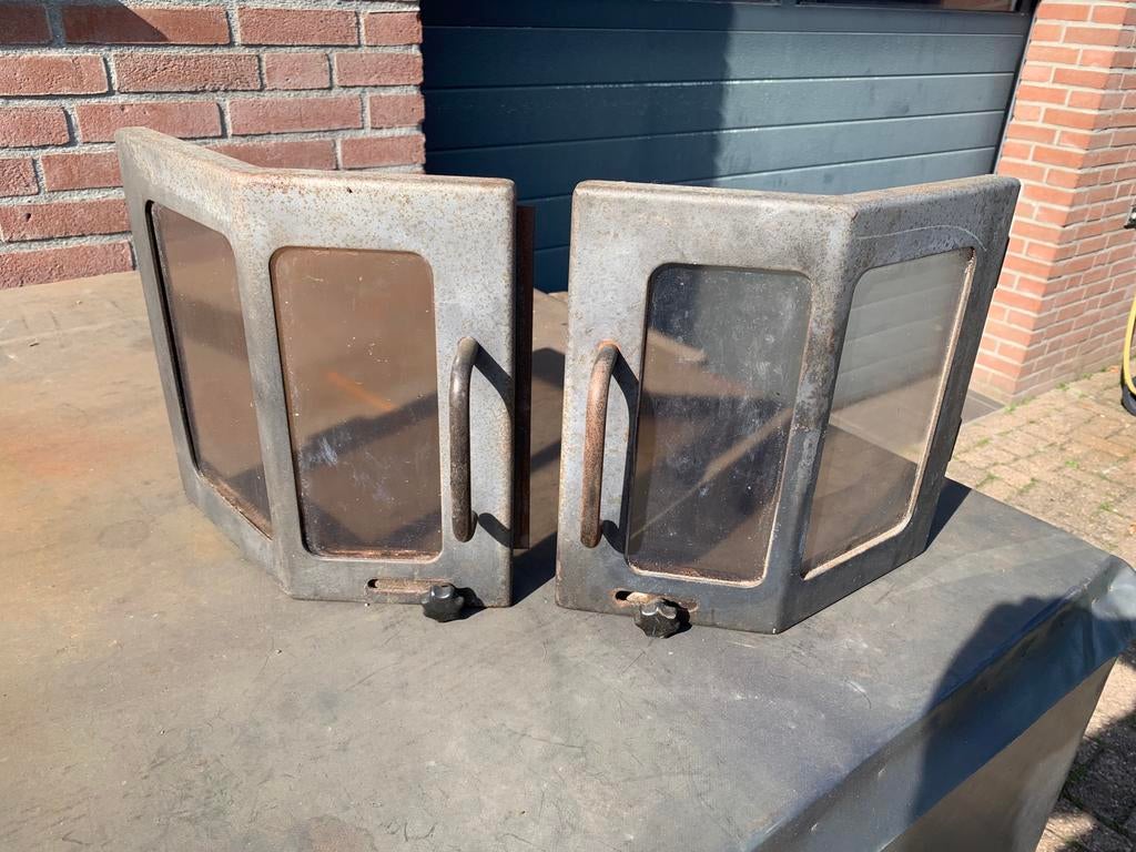 Barbas Panolux deurtjes incl glas, Ophalen of Verzenden, Gebruikt, Inbouwhaard, Houthaard