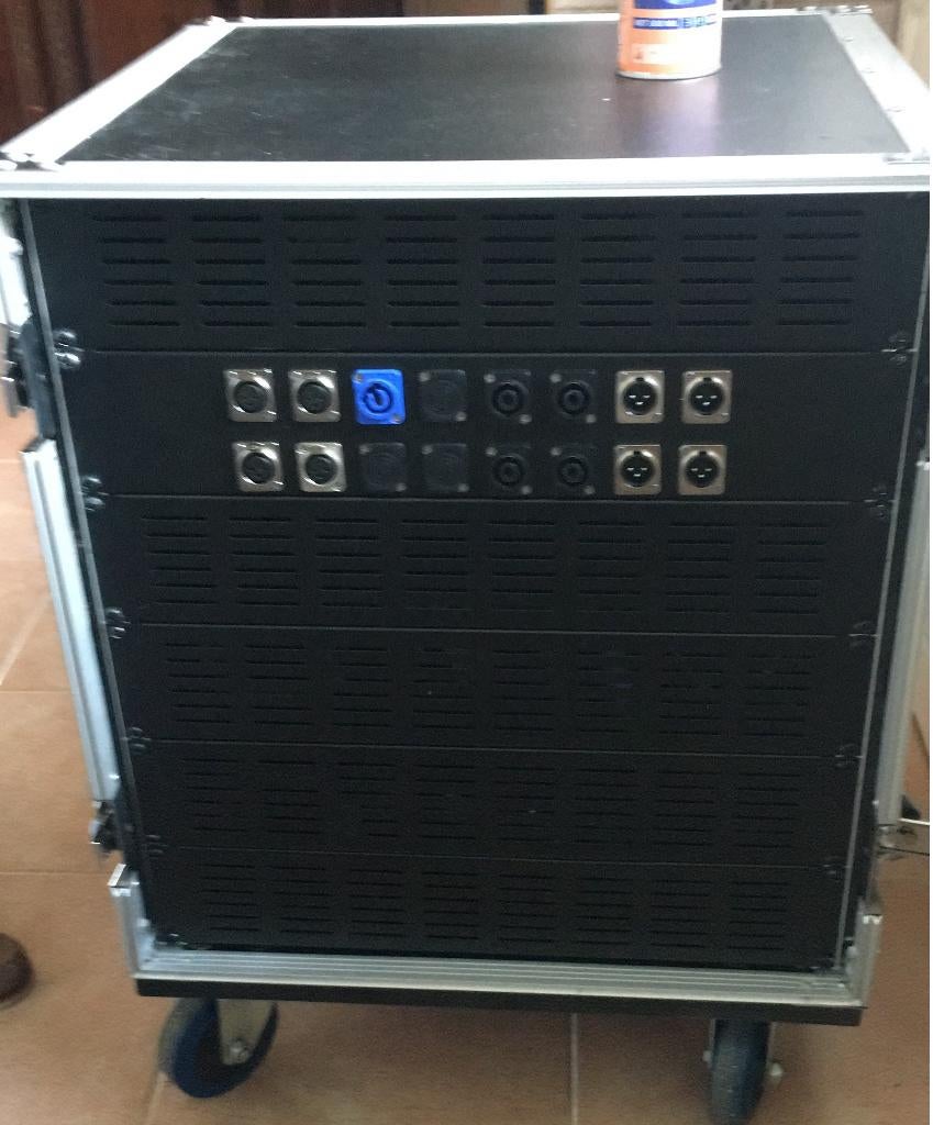 19 inch rack -12u - Flightcase incl zwenkwielen, Ophalen, Zo goed als nieuw, Overige instrumenten, Flightcase