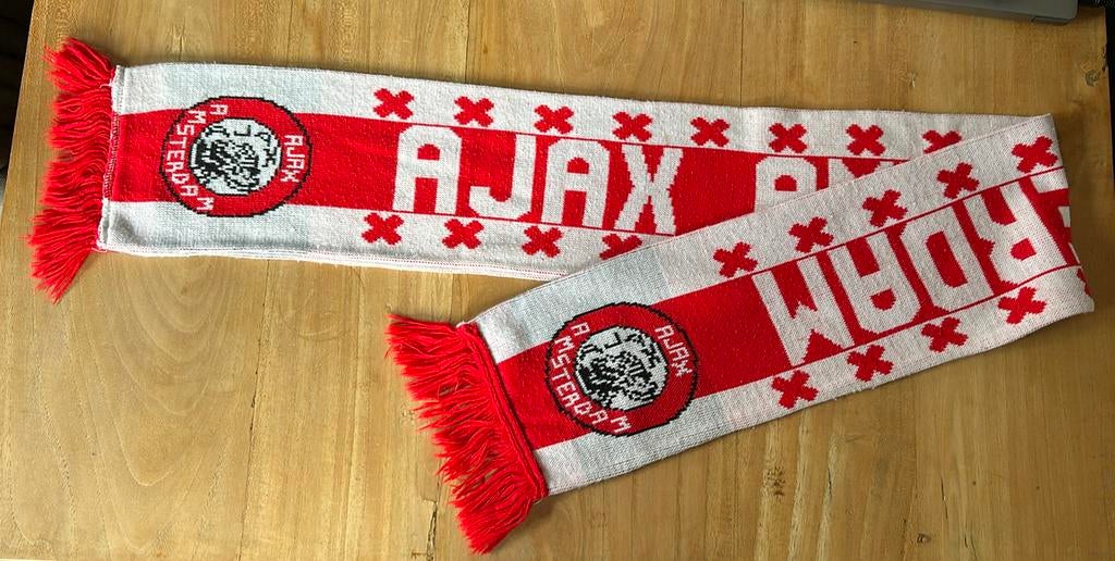 AJAX sjaal vintage, Ophalen of Verzenden, Zo goed als nieuw, Ajax, Vaantje of Sjaal