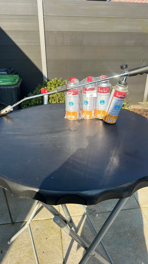 Onkruidbrander, Ophalen, Gebruikt