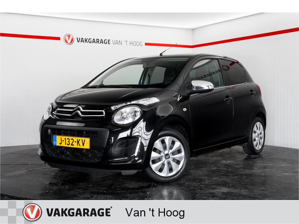 Citroën C1 1.0 VTi Feel Camera Bluetooth Apple Carplay Andr, Stof, Gebruikt, 4 stoelen, C1