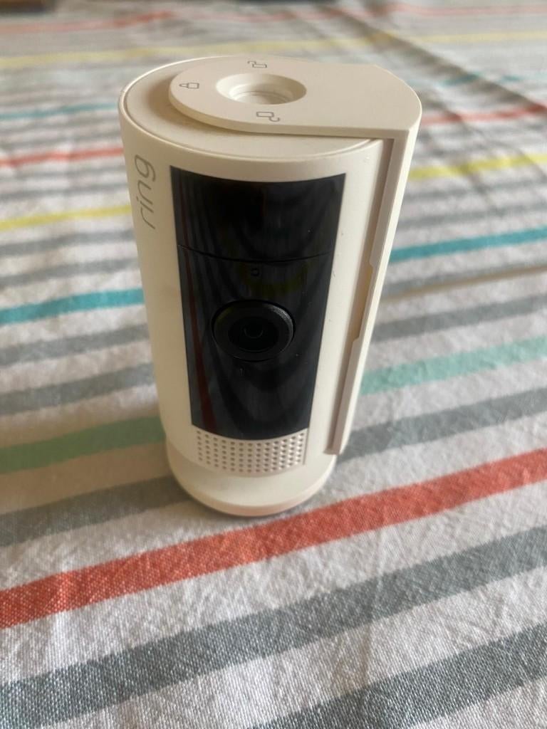 Ring Indoor Camera — wit, gebruikt, werkt op netstroom, Ophalen of Verzenden, Gebruikt, Binnencamera