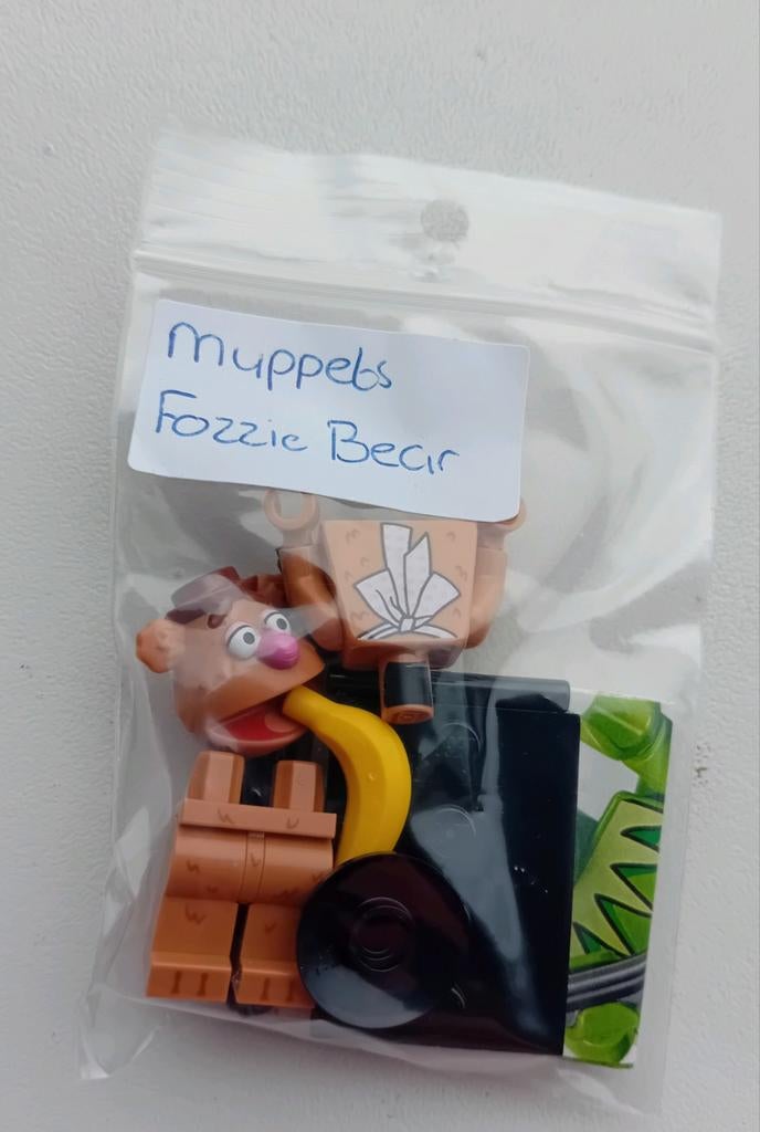 Lego minifiguur Fozzie bear, nieuw, Lego Muppets, Ophalen of Verzenden, Nieuw, Complete set, Lego