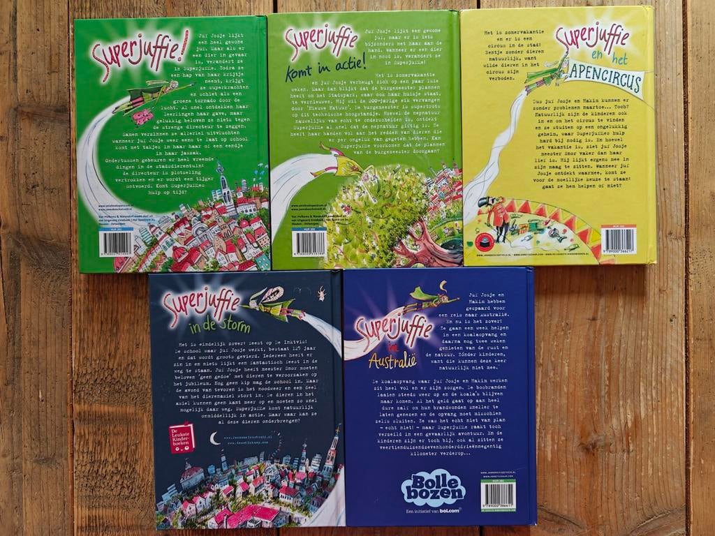 5 Delen van:  Superjuffie., Ophalen of Verzenden, Zo goed als nieuw, Fictie algemeen
