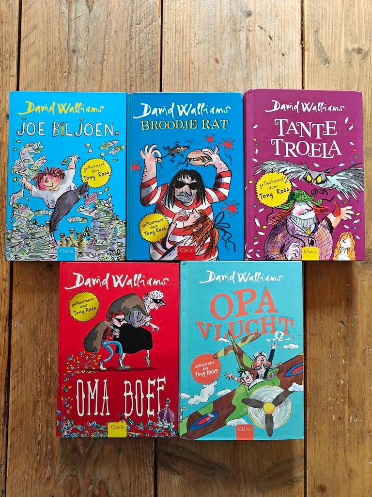 5 Boeken van David Walliams., Ophalen of Verzenden, Zo goed als nieuw