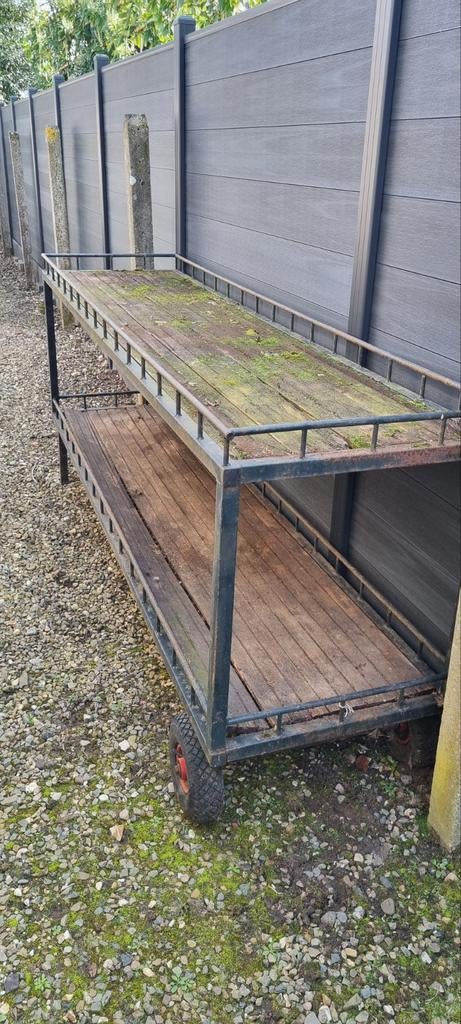 2 verrijdbare karren voor potten en planten enz., Tuin en Terras, Ophalen, Gebruikt, 40 cm of meer, Metaal