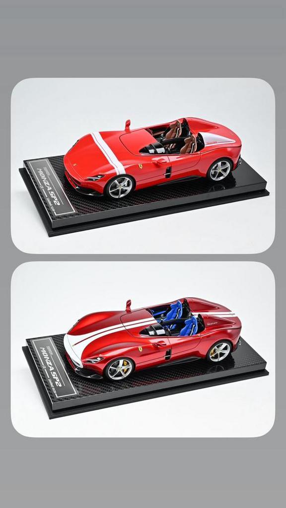 Ferrari SP2 Rossa Corsa - Rosso Fuoco CE 1:18 NIEUW ! C4F, Overige merken, ., Nieuw, Ophalen of Verzenden