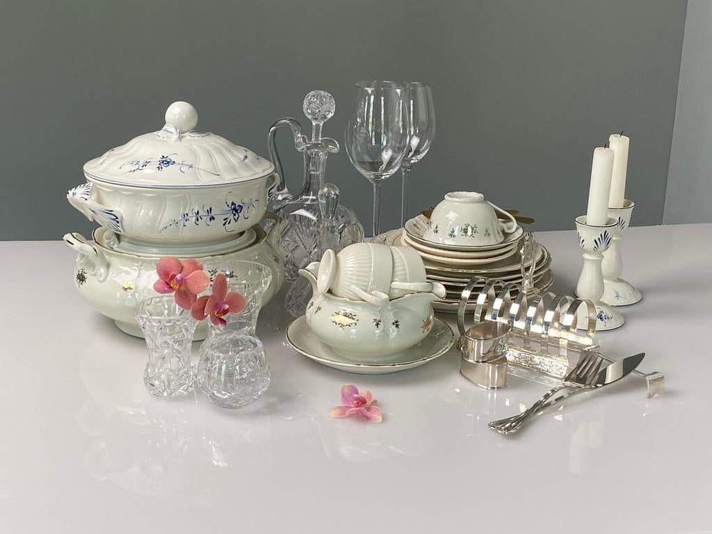 Servies, glazen en bestek te huur, Hobby en Vrije tijd, Feestartikelen | Verhuur, Ophalen, Gebruikt, Overige