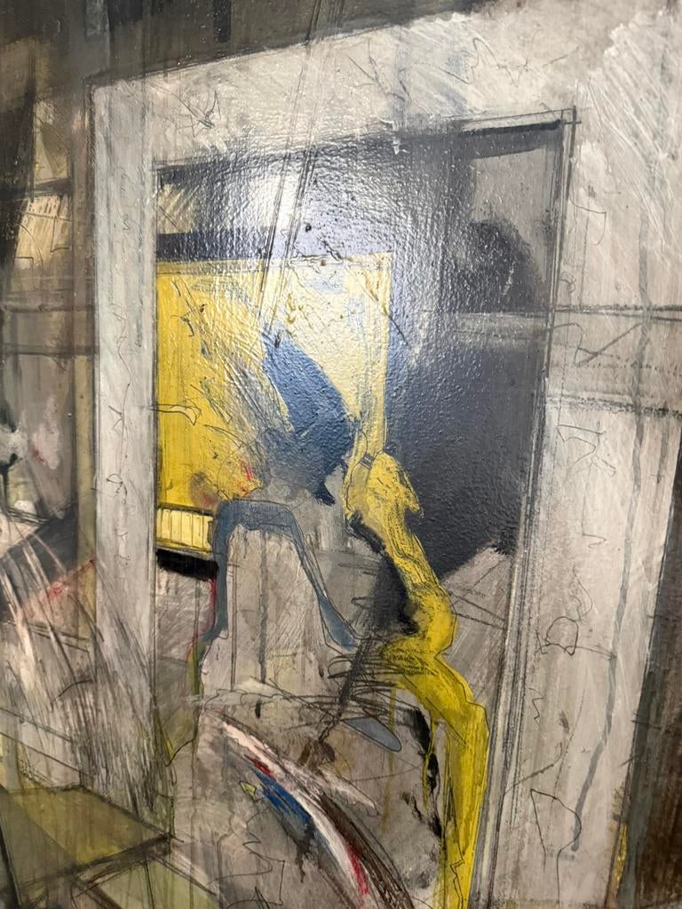 Illias groot schilderij op paneel 1989 Ton Jacobs, Antiek en Kunst, Kunst | Schilderijen | Klassiek, Ophalen