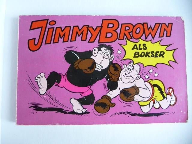 strip Jimmy Brown als bokser en SEMIC STRIP JIPPIE NR 3 1973, Gelezen, Verzenden, Europa, Meerdere comics
