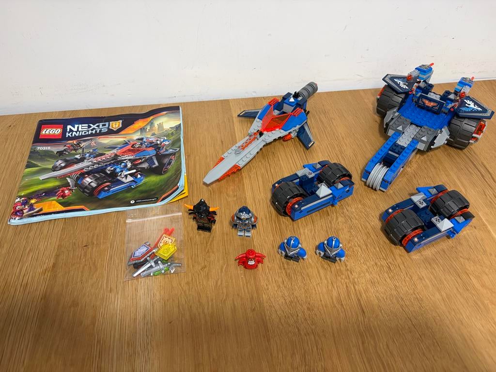 Lego set nexo knights clay’s rumble blade setnummer 70315, Compleet, Overige thema's, Lego, Ophalen of Verzenden