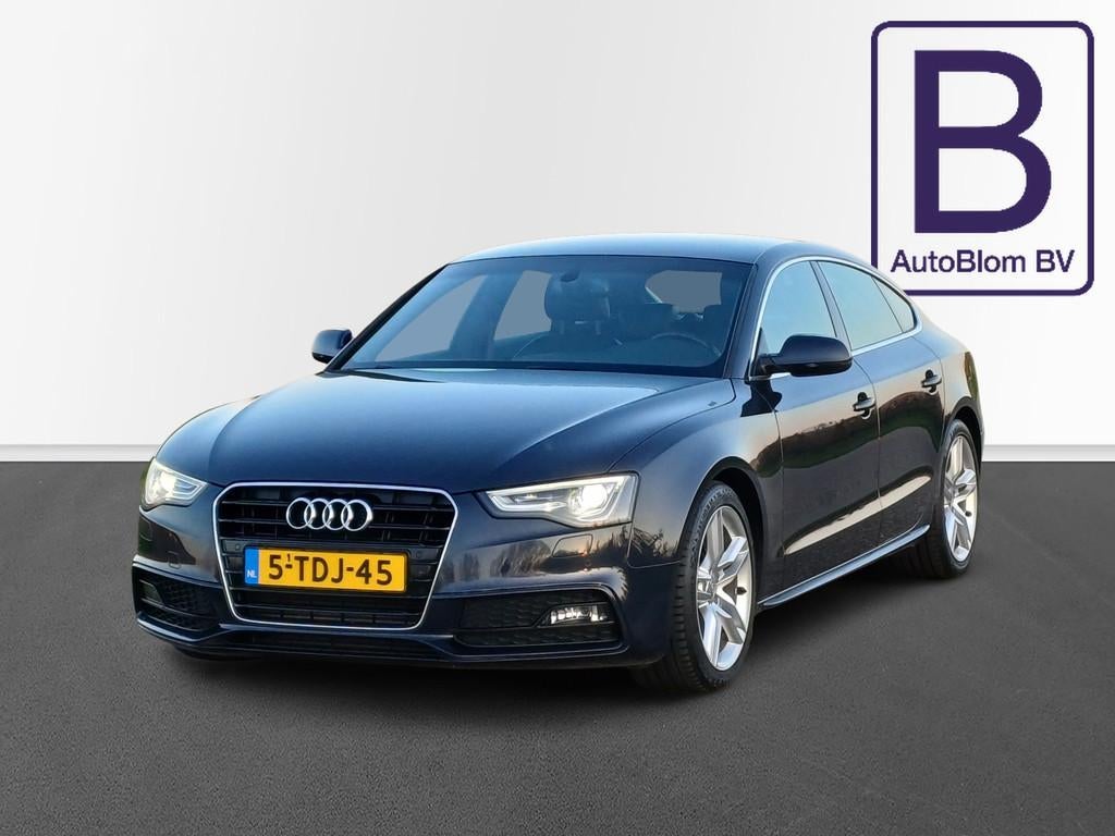 Audi A5 Sportback 1.8 TFSI Pro Line S /3X S-Line/NAP/Leder/N, Voorwielaandrijving, Euro 5, Gebruikt, Zwart