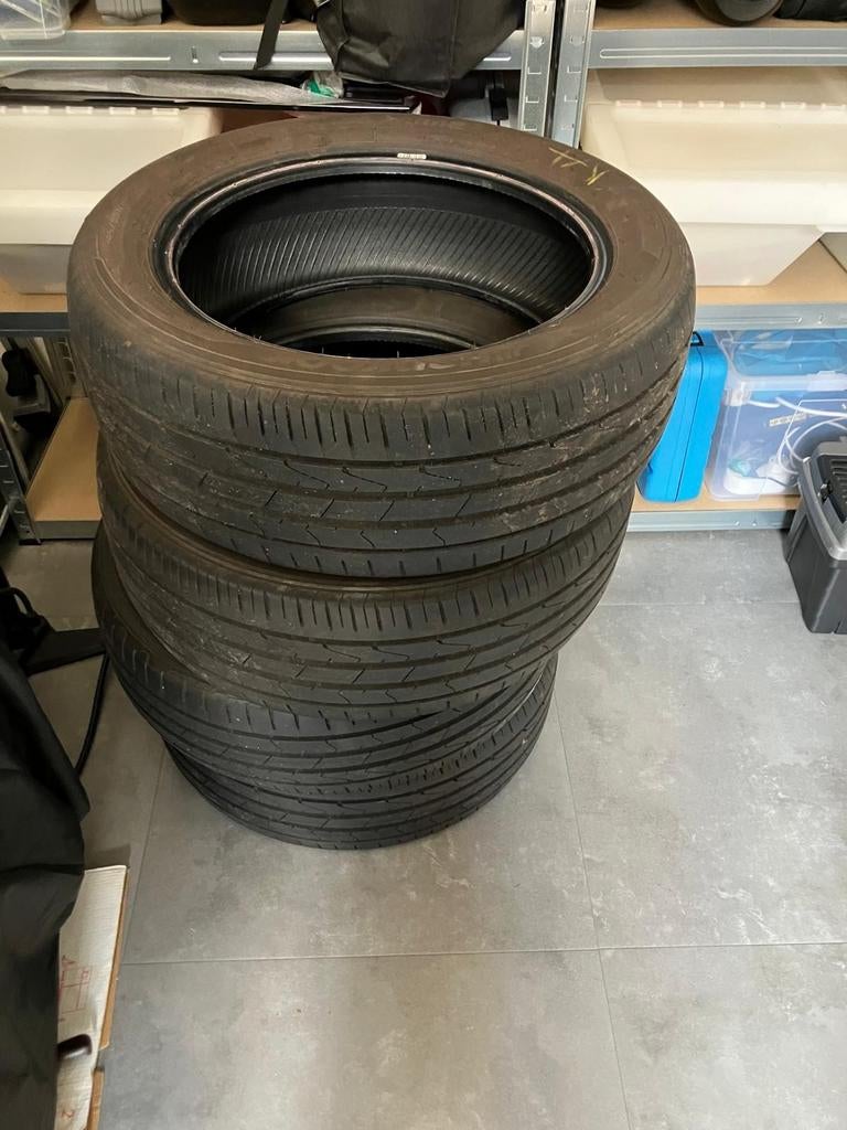 Set zomerbanden voor electrische auto in goede staat, Ophalen, Gebruikt