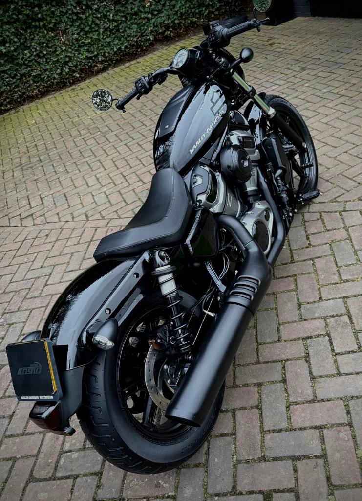 Zeer mooie Harley Davidson NIGHTSTER 975 Vivid Black, Motoren, Bedrijf, Chopper
