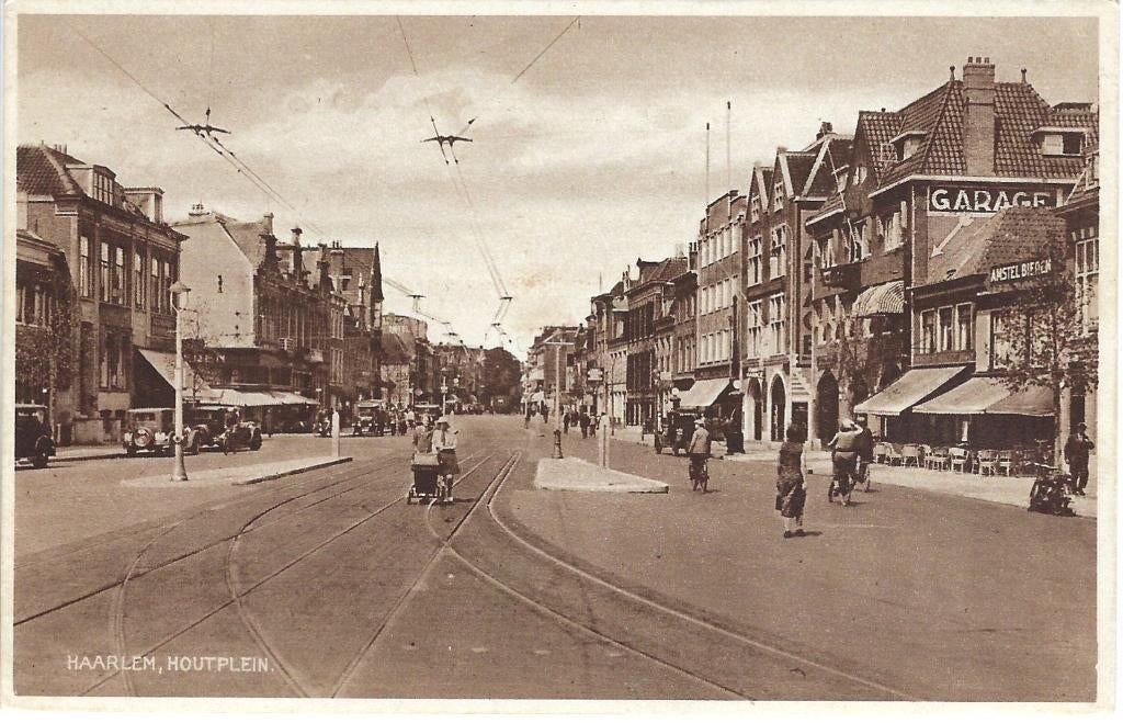 ANSICHTKAART HAARLEM HOUTPLEIN., Verzenden, Ongelopen, Noord-Holland