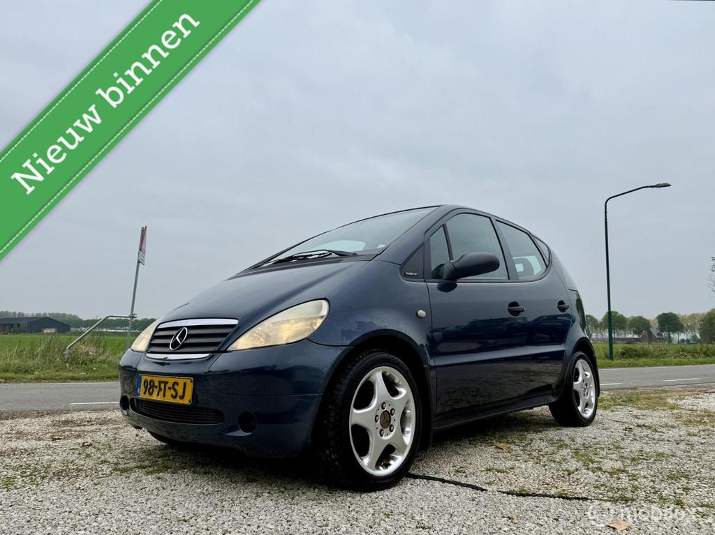 Mercedes A-klasse 140 Fun, BJ 2000, Airco, 178.000 km NAP, Voorwielaandrijving, Electronic Stability Program (ESP), 4 cilinders