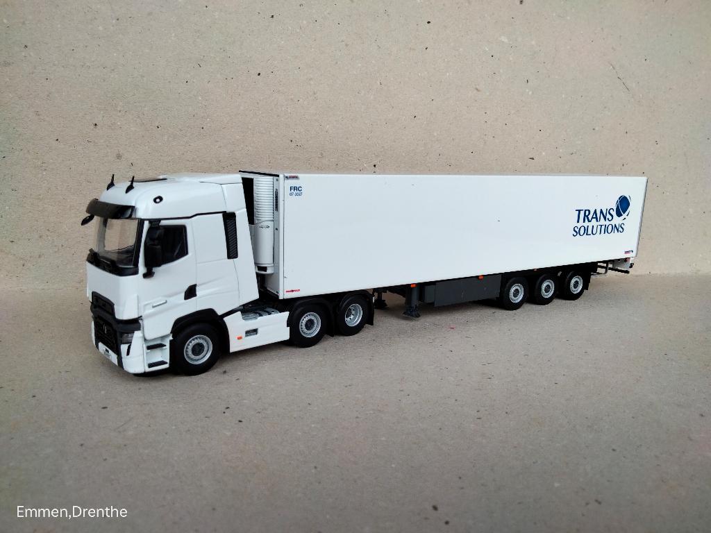 wsi = renault evo truck + trailer, Ophalen of Verzenden, Nieuw, Bus of Vrachtwagen, Wsi