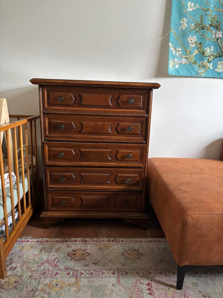 Klassiek ouderwets kastje, Ophalen, Gebruikt, 50 tot 100 cm, 3 of 4 laden