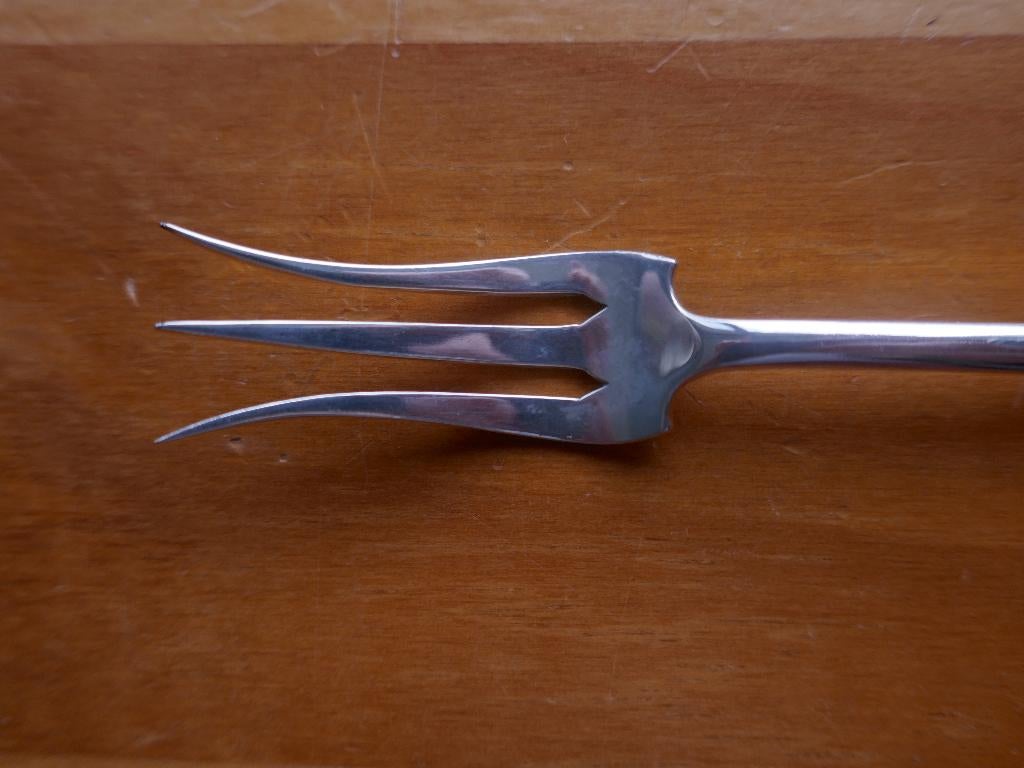 Gerritsen amsterdam zilveren zuurvorkje model waaier g.z., Ophalen of Verzenden, Zilver