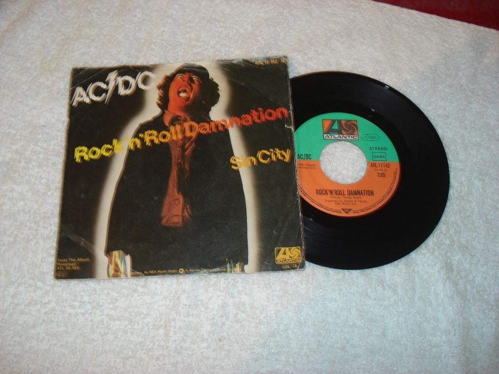 AC DC  ACDC    Rock & Roll Damnation    Orgineel, Cd's en Dvd's, Vinyl Singles, Ophalen of Verzenden, Zo goed als nieuw, Rock en Metal