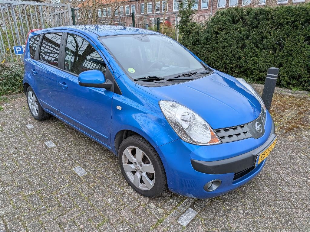 Nissan Note 1.6 16V 2006 Blauw, Auto's, Voorwielaandrijving, 4 cilinders, Blauw, 49 €/maand