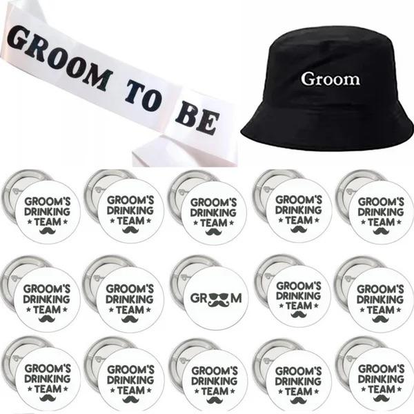 Luxe Groom to Be set, Zwart, Nieuw, Ophalen of Verzenden, Accessoires