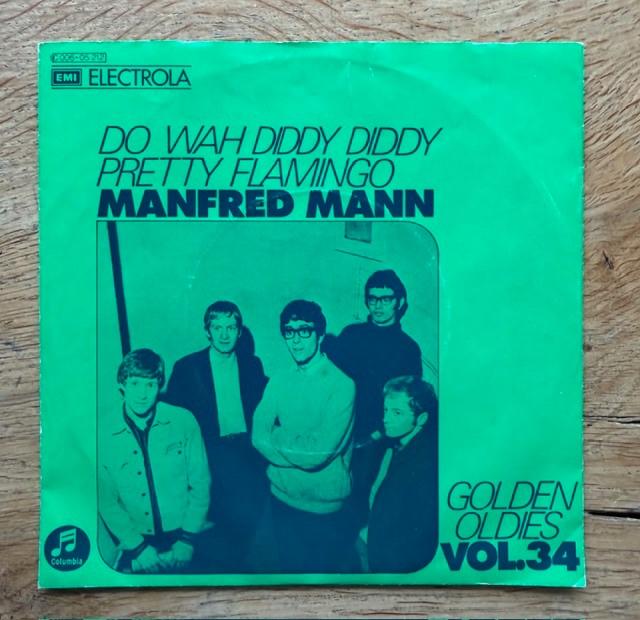 Manfred Mann - Do wah Diddy Diddy/ Pretty Flamingo, 7 inch, Single, Ophalen of Verzenden, Zo goed als nieuw