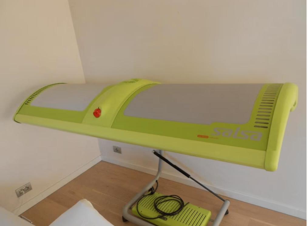 Zonnebank, in goede staat, Ophalen of Verzenden, Gebruikt, Zonnebank enkelzijdig, Minder dan 10 lampen