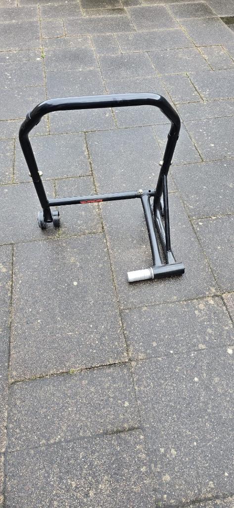 Paddock stand voor enkelzijdige achterbrug asgat 42-43mm, Ophalen, Gebruikt