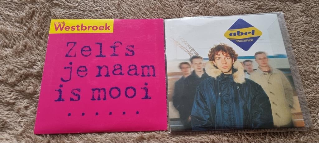 Twee Nederlandse CD singles: Henk Westbroek & Abel, Ophalen of Verzenden, Gebruikt, Pop