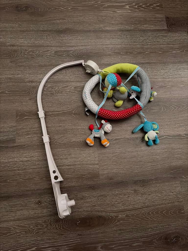 Prenatal Mobiel met vrolijke diertjes, Ophalen, Gebruikt, Mobiel